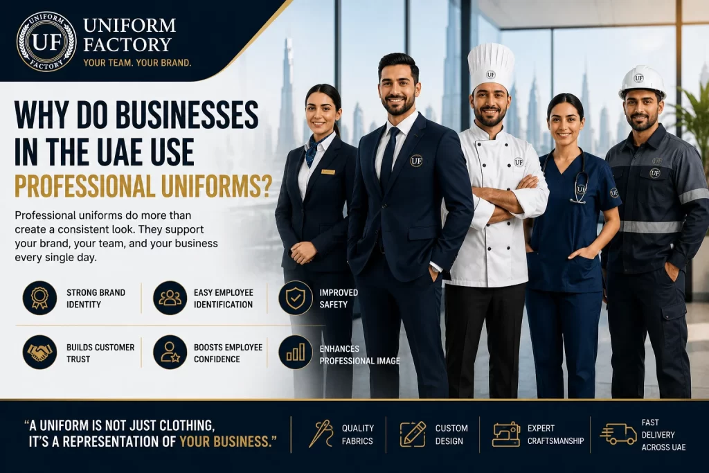 Why businesses in the UAE use professional uniforms for branding and employee confidence